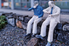 Noch sitzen beide hier...