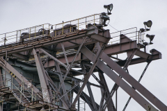Detail am Schaufelradbagger 1547 SRs 1000n