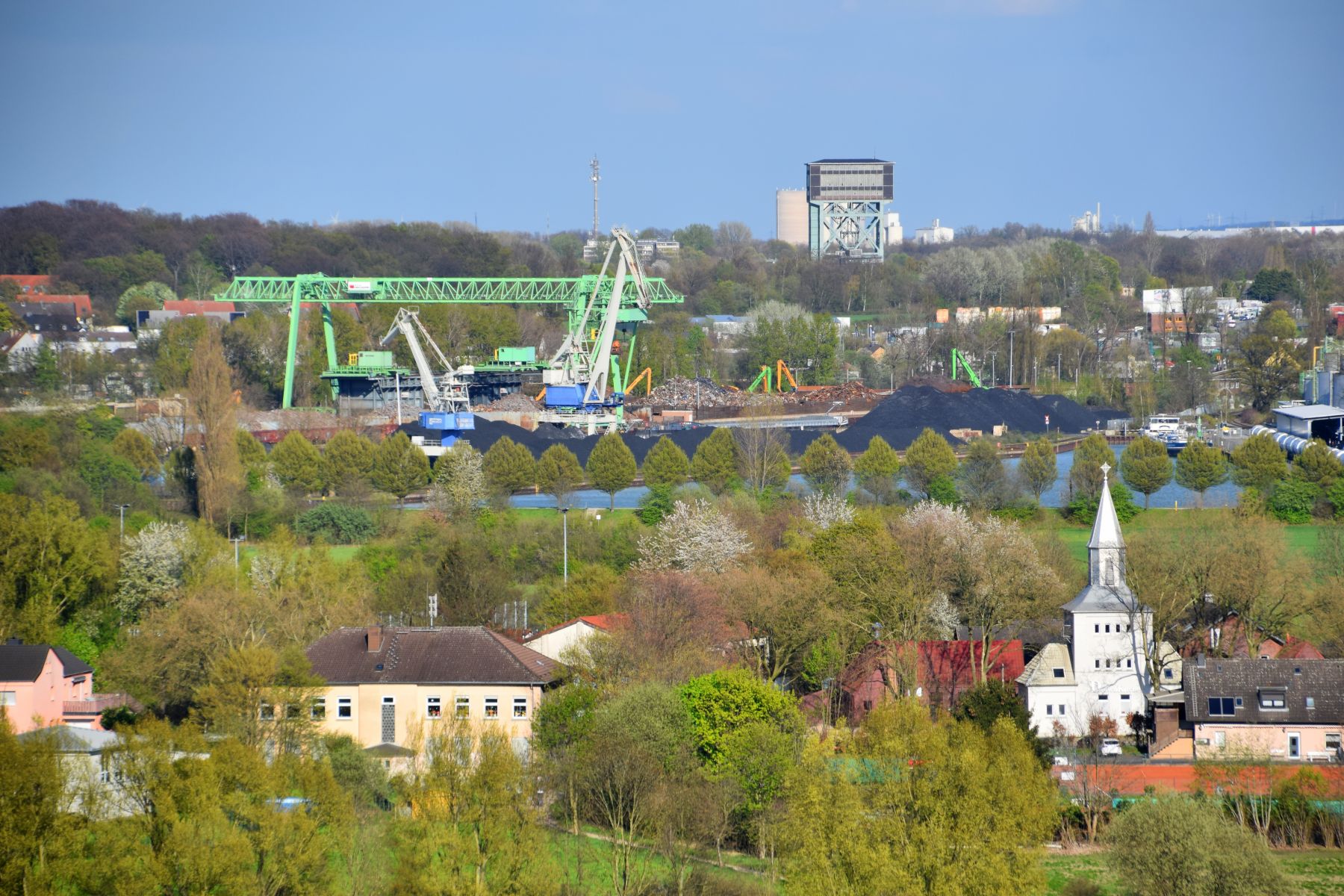 Hammerkopfturm und Kran