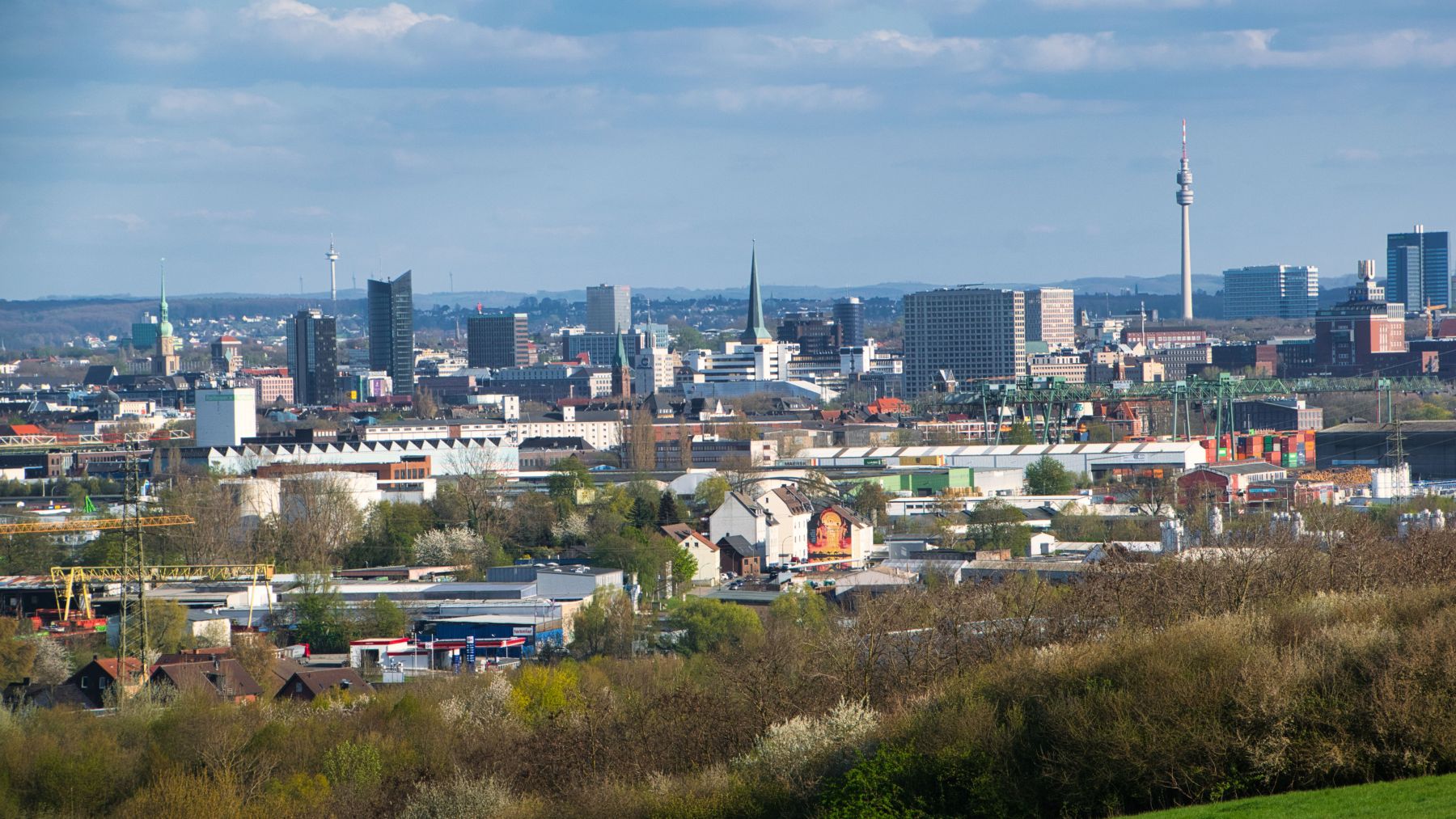 Blick in Richtung Dortmund