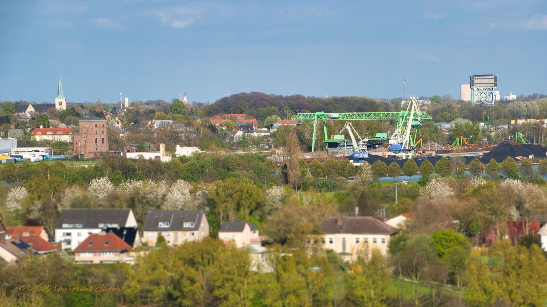 Malakowturm, Kran und Hammerkopfturm