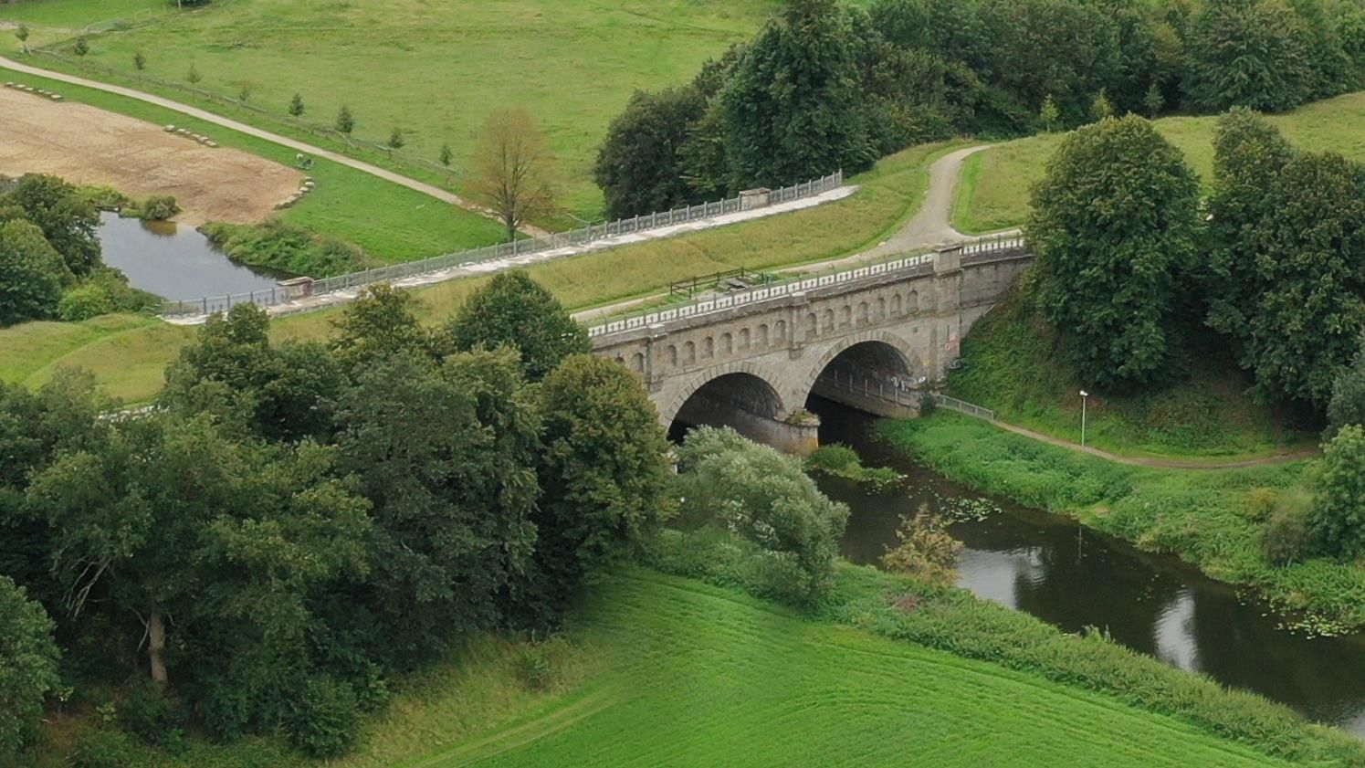 Dreibogenbrücke mit Steverstrand