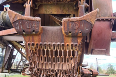 Schaufelrad aus Ketten beim Bagger "Big Wheel" (1521 SRs 1300)