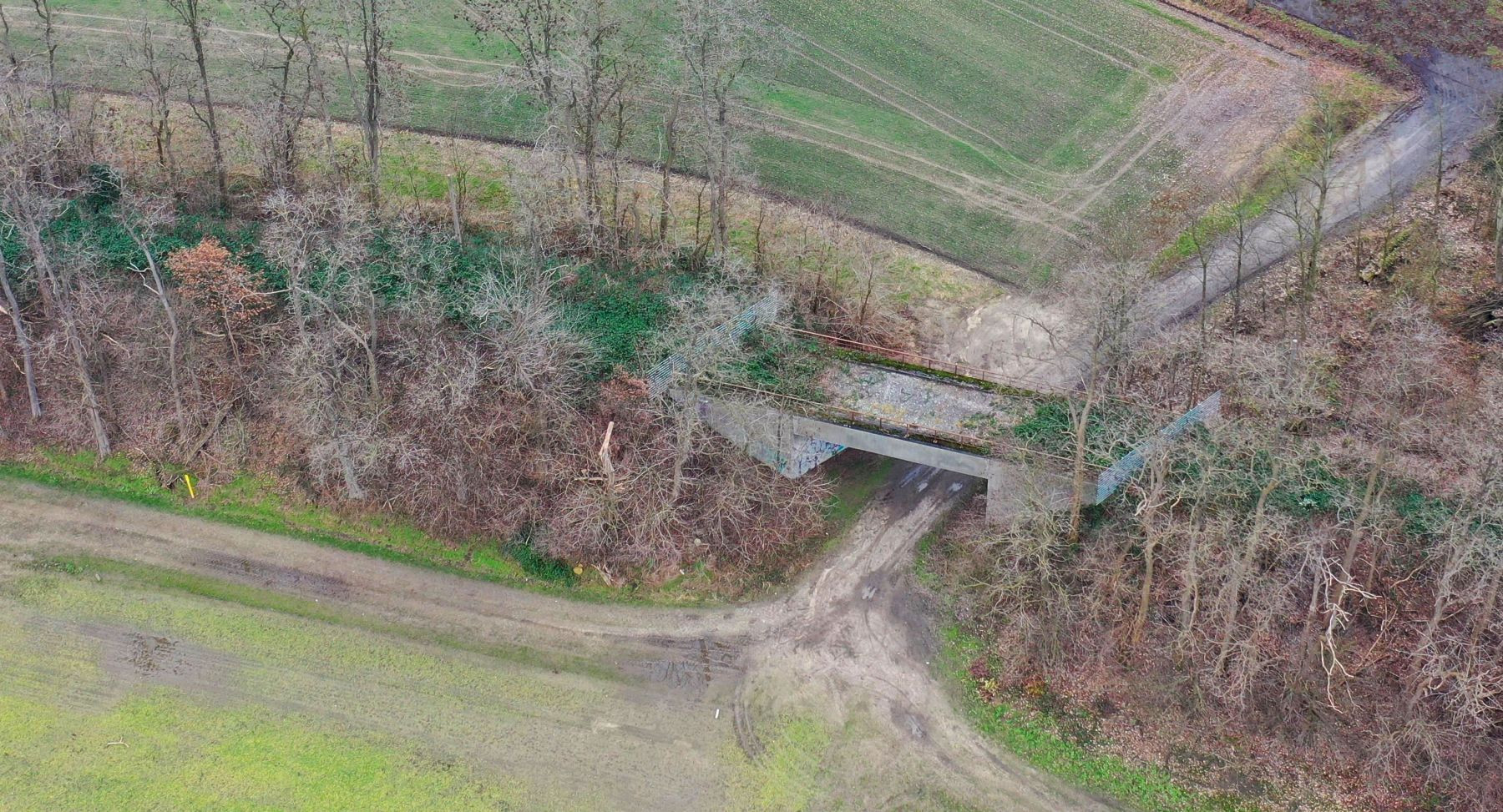 Brücke der Zechenbahntrasse Ewald Fortsetzung
