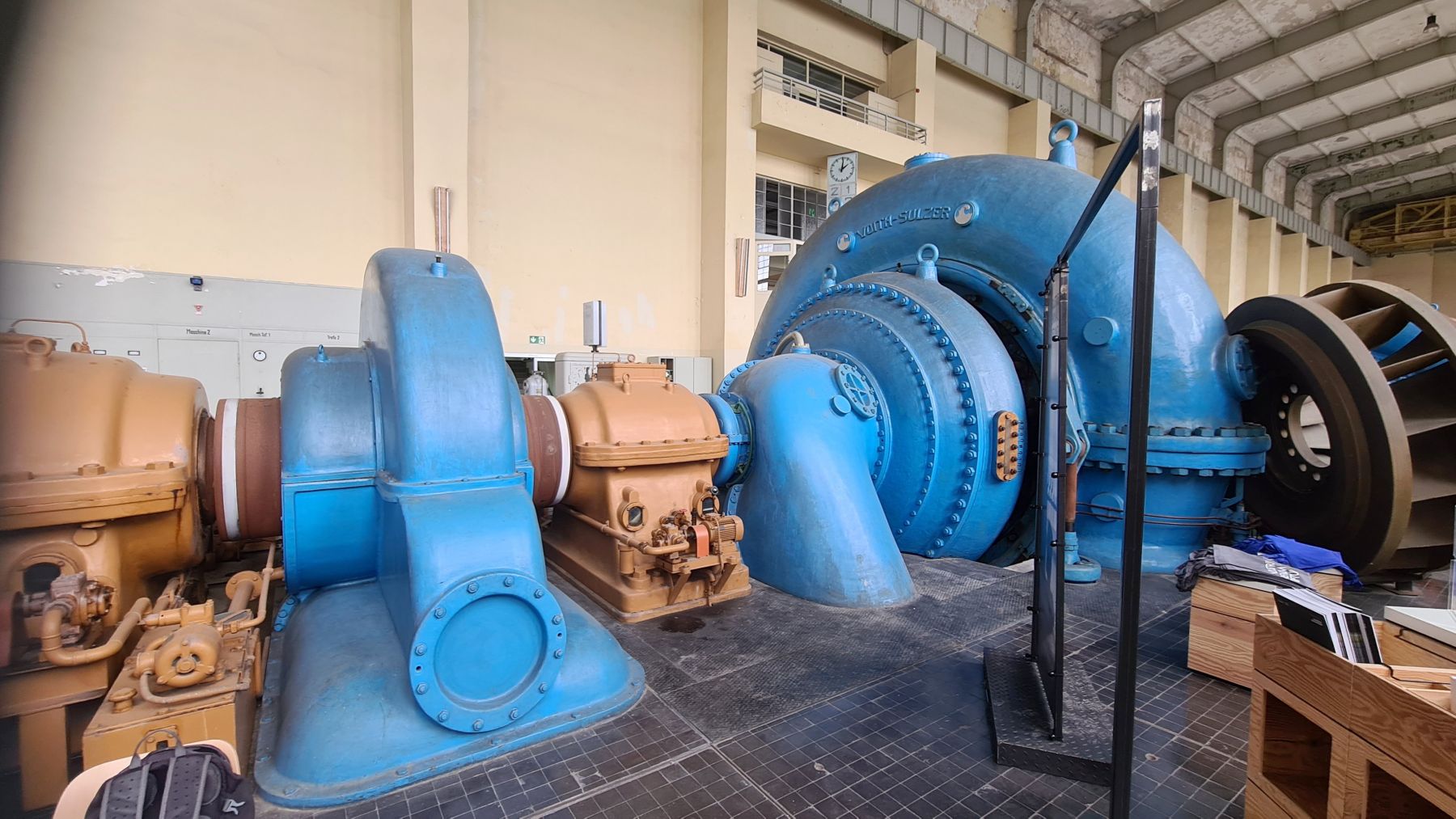 Hilfsturbine, Wellenlager, Pumpe, Laufrad