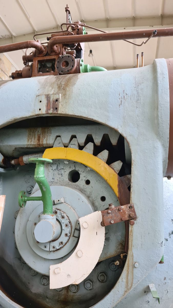 Verstellmechanik eines Kugelhahns