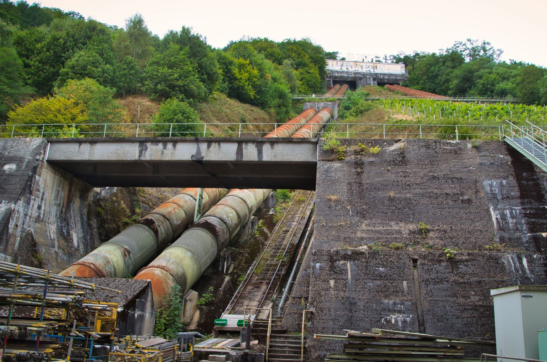 Rohre vom Speichersee des Koepchenwerks