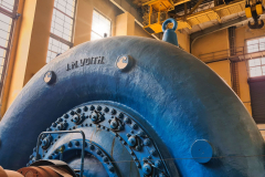 Francis-Spiralturbine mit verstellbaren Leitschaufeln