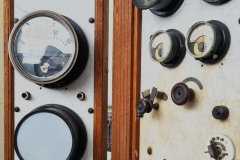 Detail alter Schaltschrank