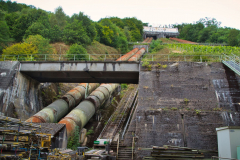Rohre vom Speichersee des Koepchenwerks