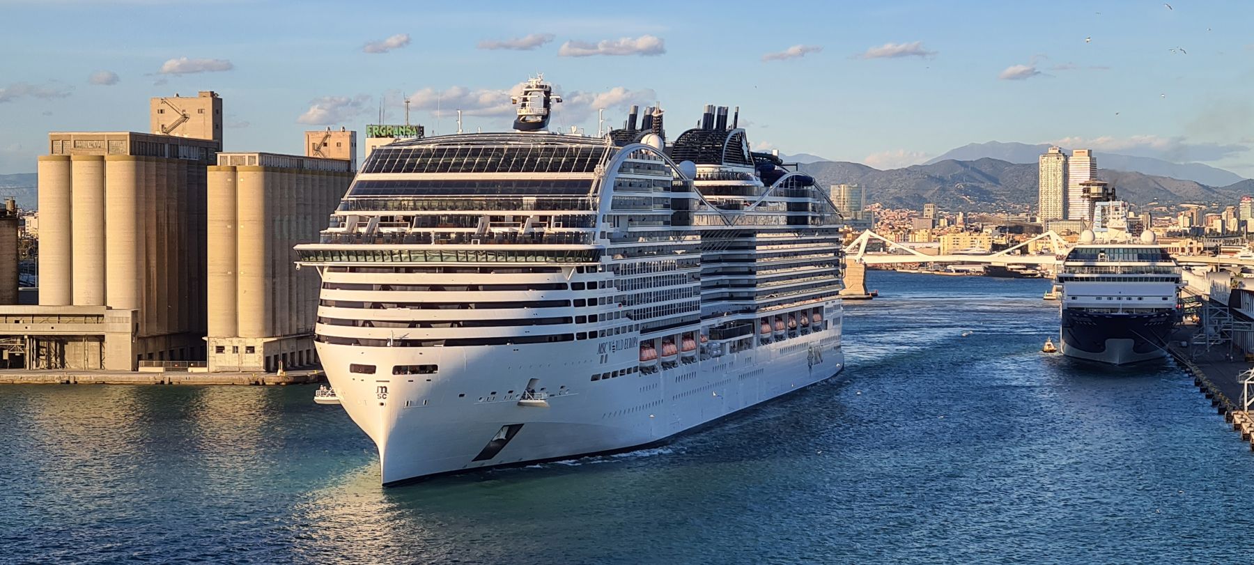MSC World Europa in Barcelona