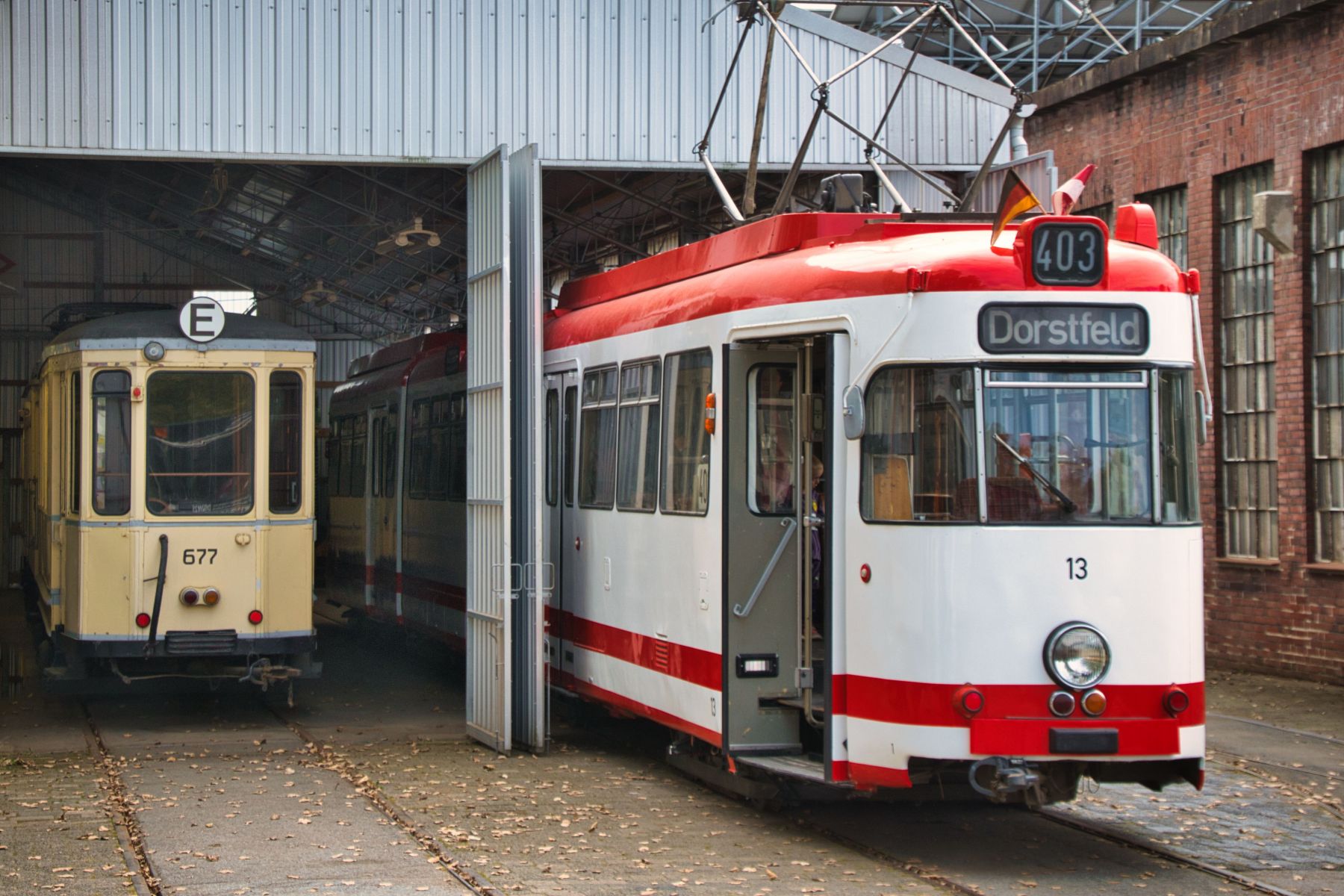 Gelenk-Straßenbahntriebwagen GT8-13