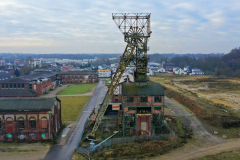 Maschinenhaus, Fördergerüst, Schachthalle