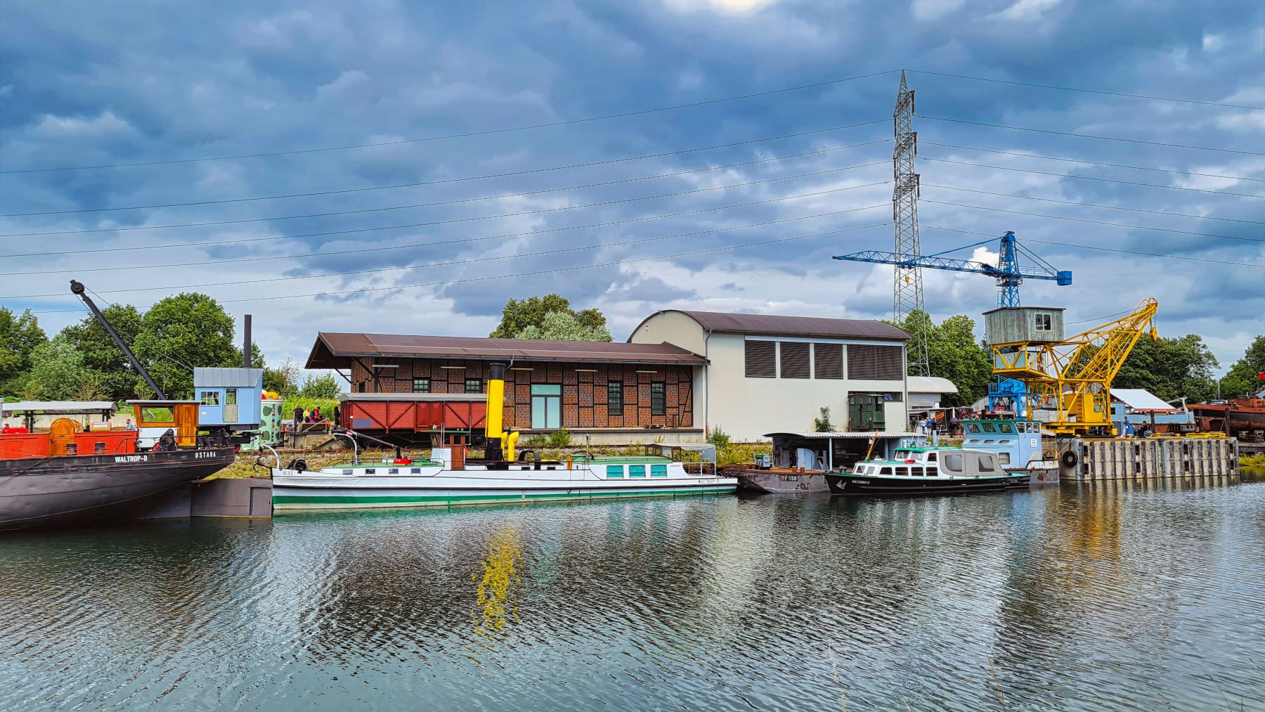 Oberwasser mit Museumsexponaten
