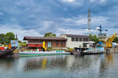Oberwasser mit Museumsexponaten