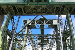 Blick über den Trog zum Oberwasser