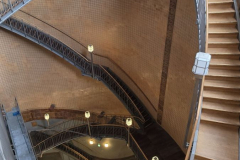 Zugang zum alten Elbtunnel über Treppen