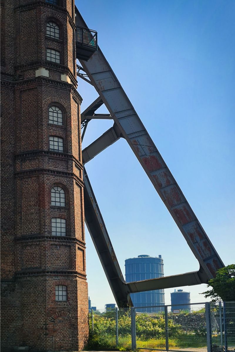 Malakoffturm Zeche Prosper und Gasometer der Kokerei