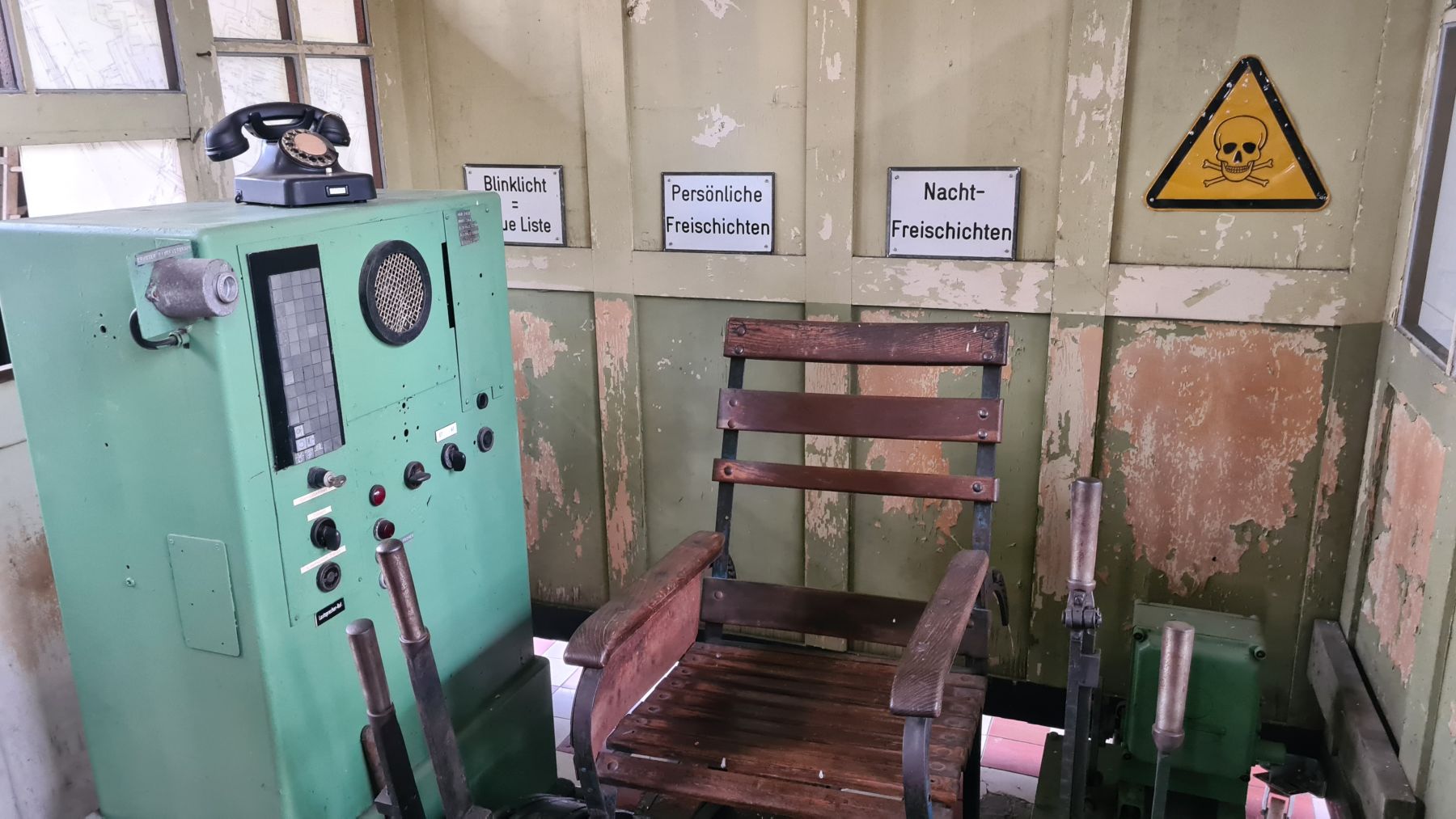 Arbeitsplatz Fördermaschinist Gneisenau Schacht 4
