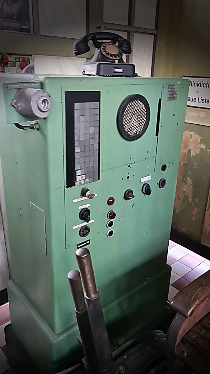 Arbeitsplatz Fördermaschinist Gneisenau Schacht 4
