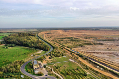 Blick über den Tagebau Hambach, Aussichtspunkt  :terra nova 1