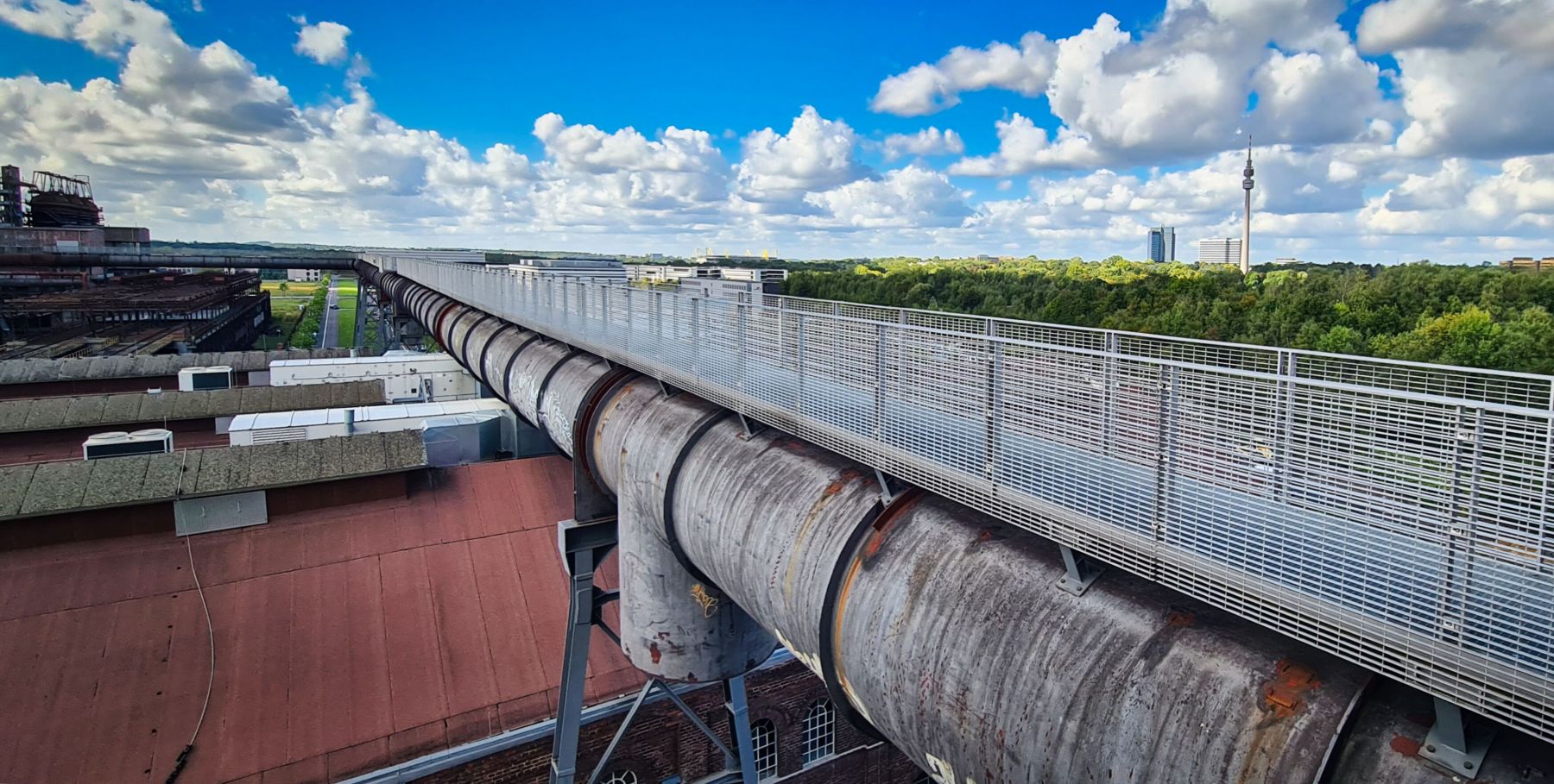 Phoenix West / Gichtgasleitung mit Skywalk