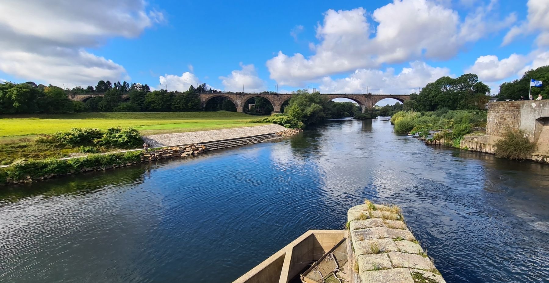 Blick auf das Ruhr-Viadukt