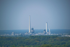 Blick vom Wasserturm Herten zum Chemiepark Marl