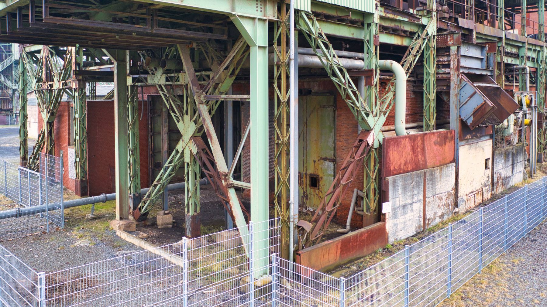 Schachthalle Schacht 2 der Zeche Westfalen