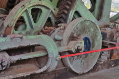 Detail Friktionswinde
