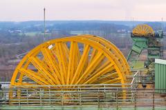 Fördergerüste Schacht 1 und 2 der Zeche Westfalen