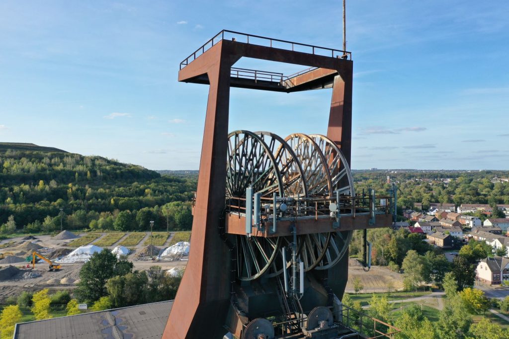 Schacht IV „Konrad Ende“ der ehemaligen Zeche Recklinghausen II